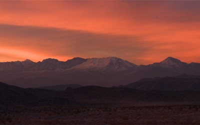 Nevada desert sunrise